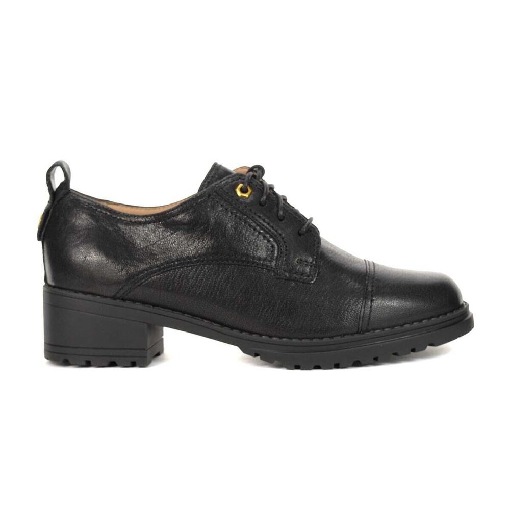 COLE HAAN Women's Camea Heritage Oxford Shoes Black Leather W27920 Size 7.5